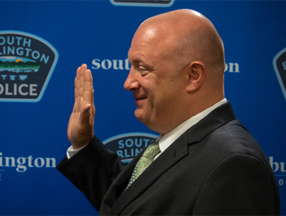 Deputy Chief Sean Briscoe swearing-in
