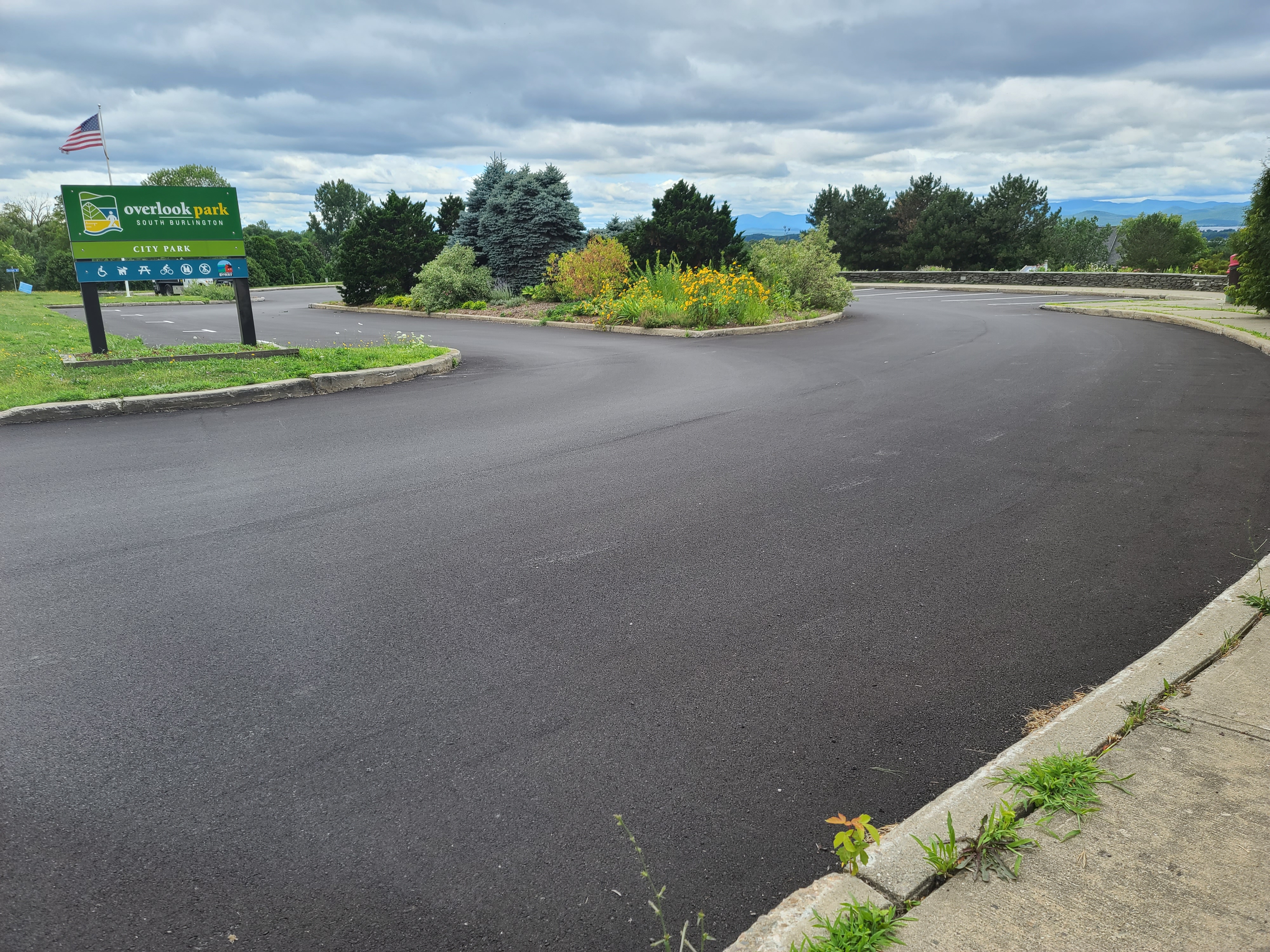 Overlook Park - new pavement